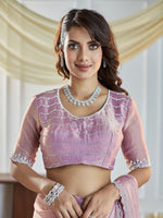 Thumbnail for kasee Embellished Beads and Stones Pure Silk Saree - Distacart