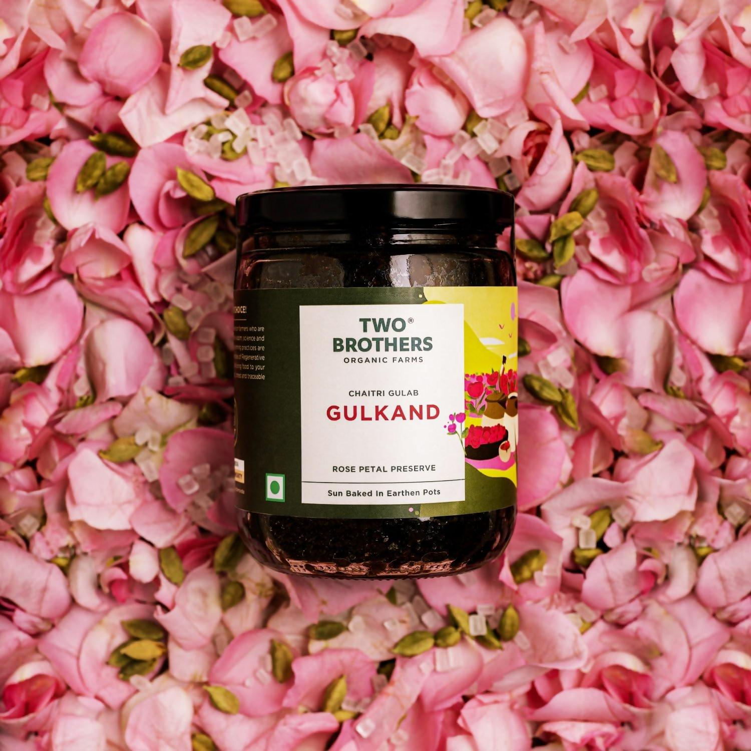 Two Brothers Organic Farms - Natural Gulkand - Distacart