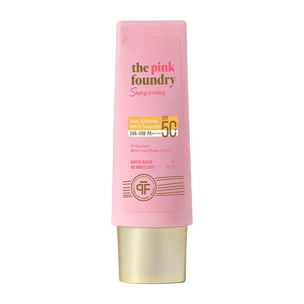 The Pink Foundry Dewy Hydrating Hybrid Sunscreen SPF 50+ - Distacart