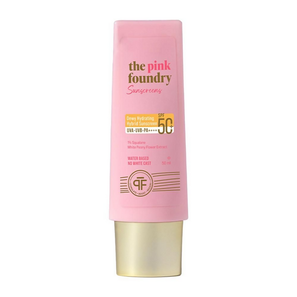 The Pink Foundry Dewy Hydrating Hybrid Sunscreen SPF 50+ - Distacart
