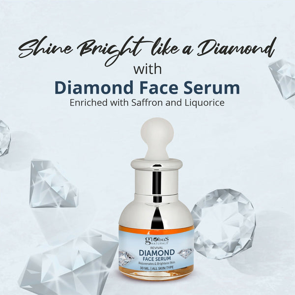 Globus Naturals Revival Diamond Shine Boosting & Anti Ageing Face Serum