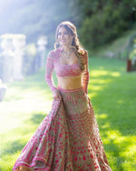 Thumbnail for Jyoti Fashion Glamorous Multicolor Faux Georgette 3MM Sequins with Thread & Jari Embroidery Lehenga Choli with Dupatta - Distacart