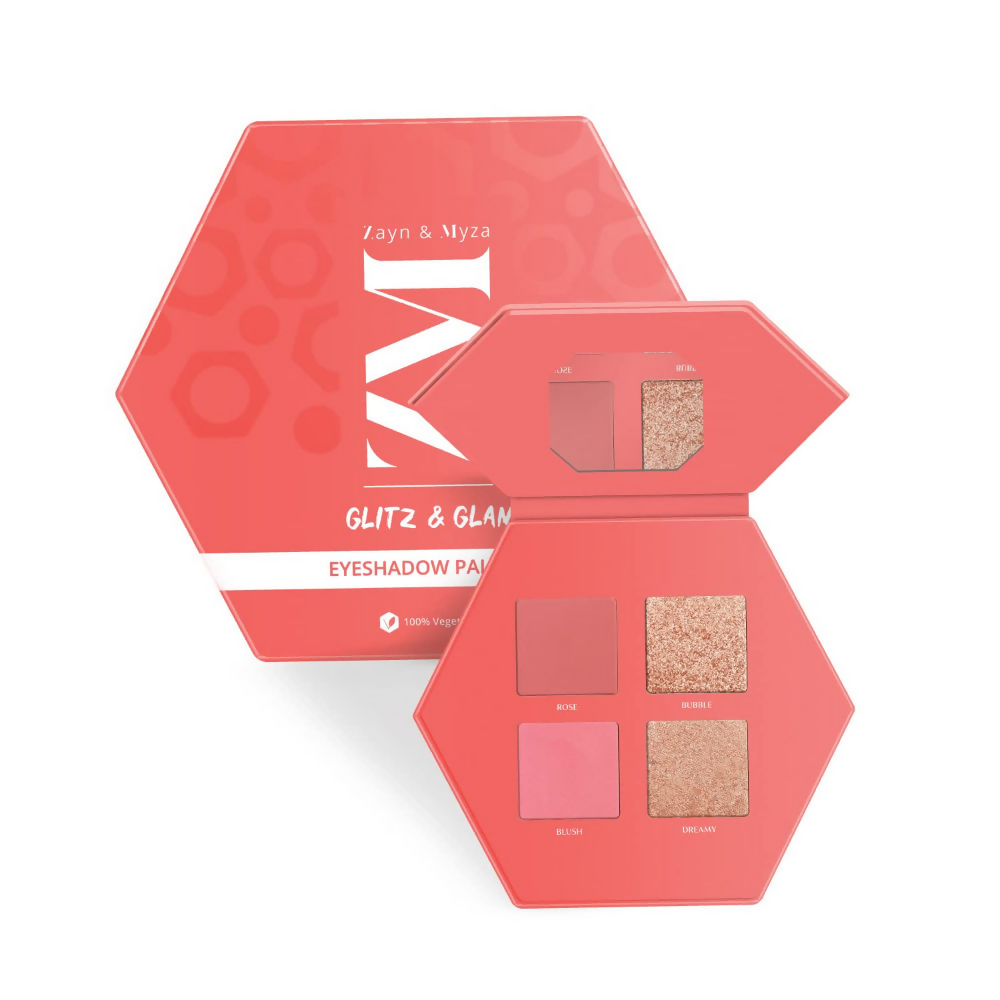 Zayn & Myza Glitz And Glam Eye Shadow Palette - Mesmerize - Distacart
