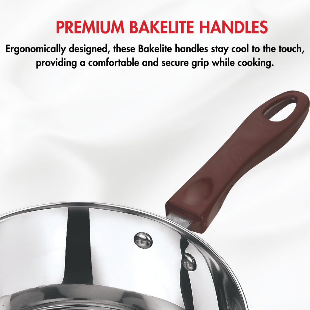 Vinod Stainless Steel Milkpan/Saucepan - Dista