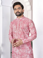Thumbnail for Anaita Pink Digital Printed Work Cotton Straight Kurta - Distacart