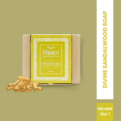 Neev Herbal Handmade Soap Divine Sandal Soap - Distacart