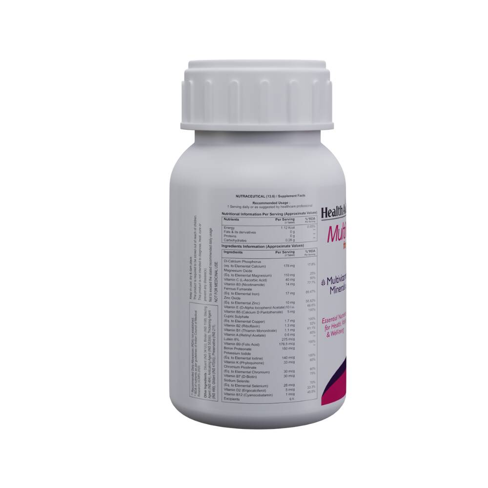 HealthAid MultiMax Tablets for Women - Distacart