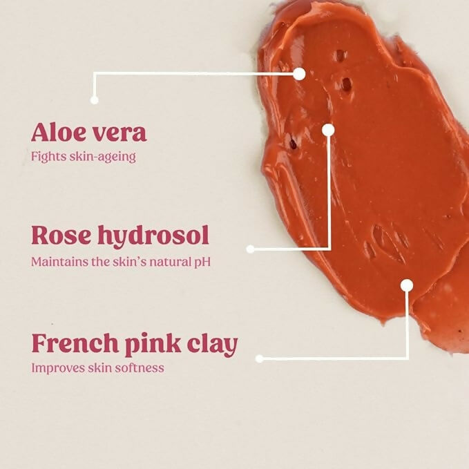Vilvah Store Wild Rose Face Mask - Distacart