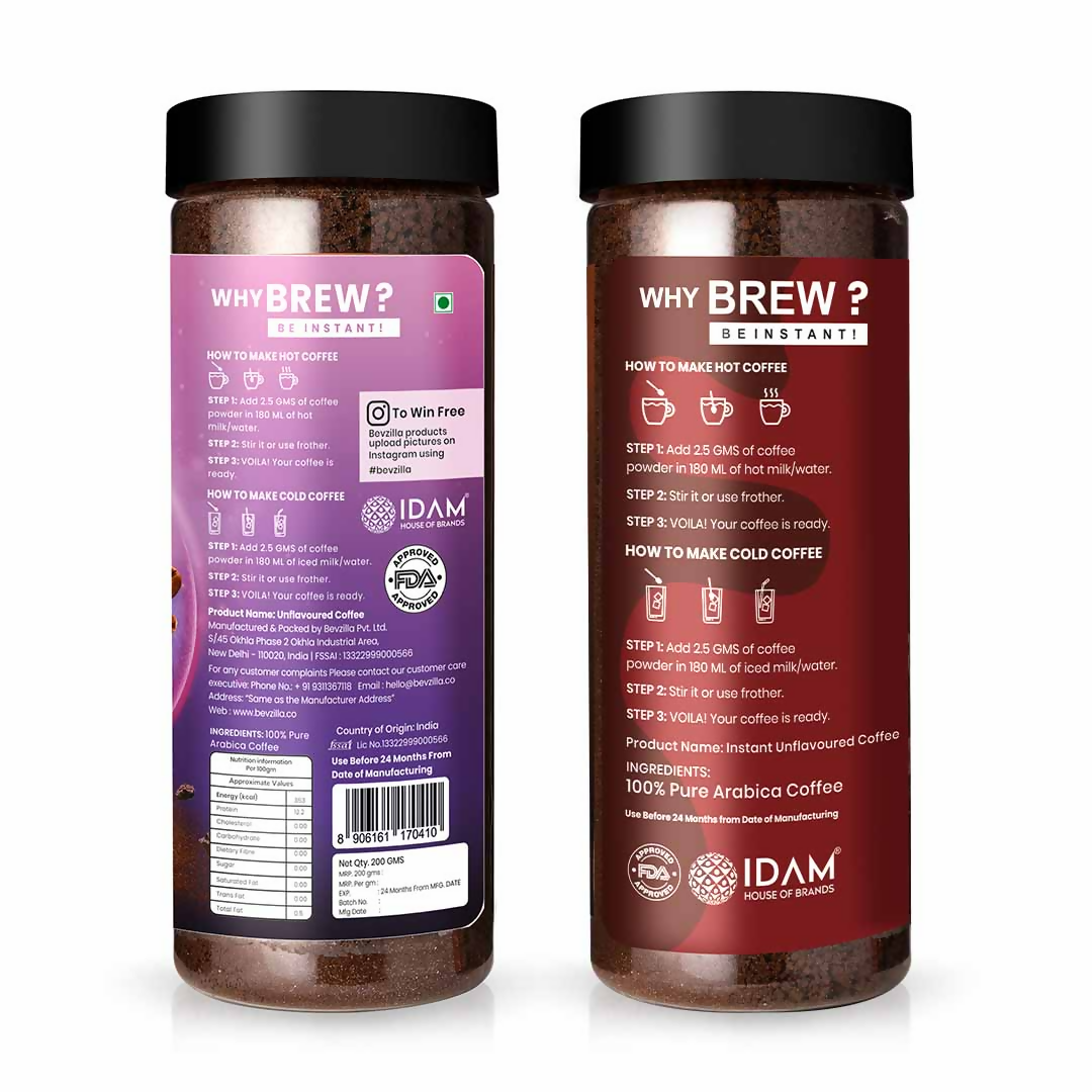 Bevzilla Chocolate & Mocha + Dark Wish Coffee Powder