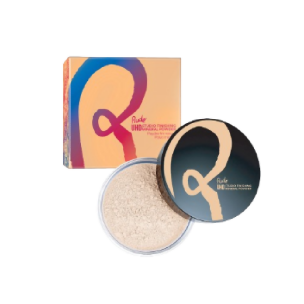 Rude Cosmetics Ultra High Definition Studio Finishing Mineral Powder - Banana - Distacart