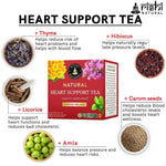 Thumbnail for Copy of HEART SUPPORT TEA INGREDIENTS IMAGE