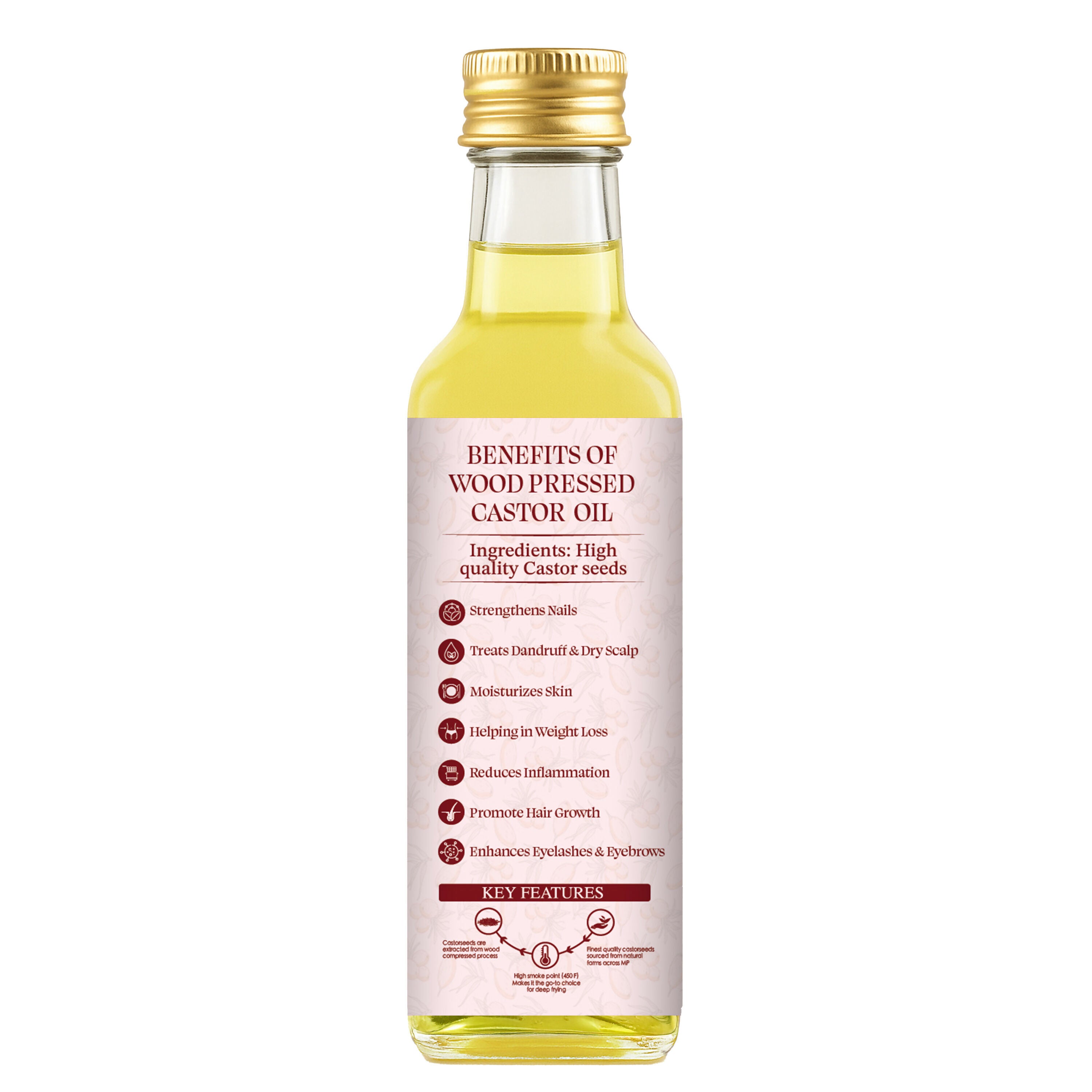 Dorjee Wellness Wood Pressed Castor Oil