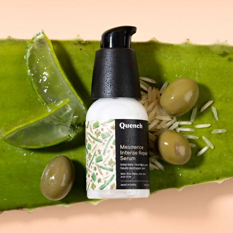 Quench Rice Water Intense Repair Serum With Niacinamide For Dewy & Even Skin Tone - Distacart
