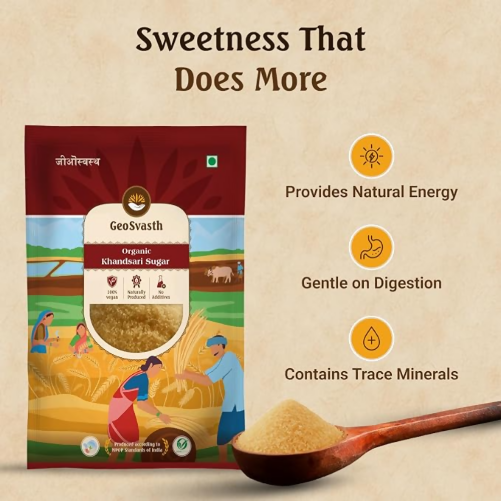 Geosvasth Organic Khandsari Sugar - Dista