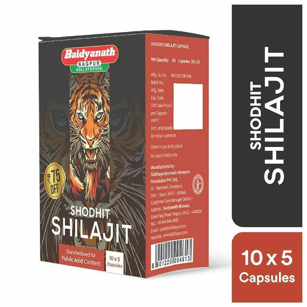 Baidyanath (Nagpur) Shodhit SJ Capsules - Distacart
