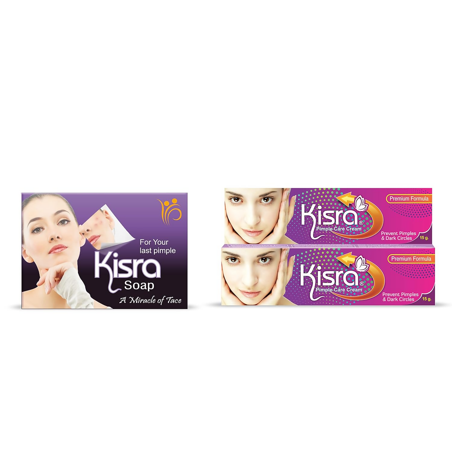 Kisra Ultimate Anti Acne - Pimple & Dark Spot Care Kit - Distacart