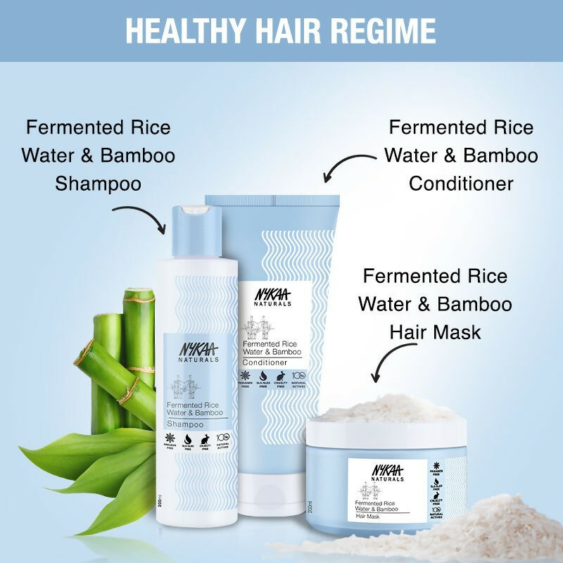 Nykaa Naturals Anti-Frizz - Free Conditioner With Fermented Rice Water & Bamboo - Distacart