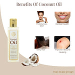 Thumbnail for The Pure Story Natural Cold Pressed Coconut Hair Oil - Distacart