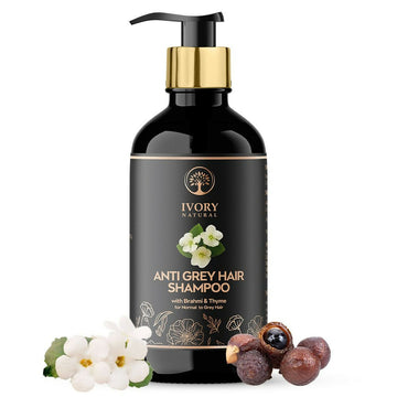 Ivory Natural Grey Hair Shampoo For Nature-Inspired Grey Coverage And Revitalization - Distacart