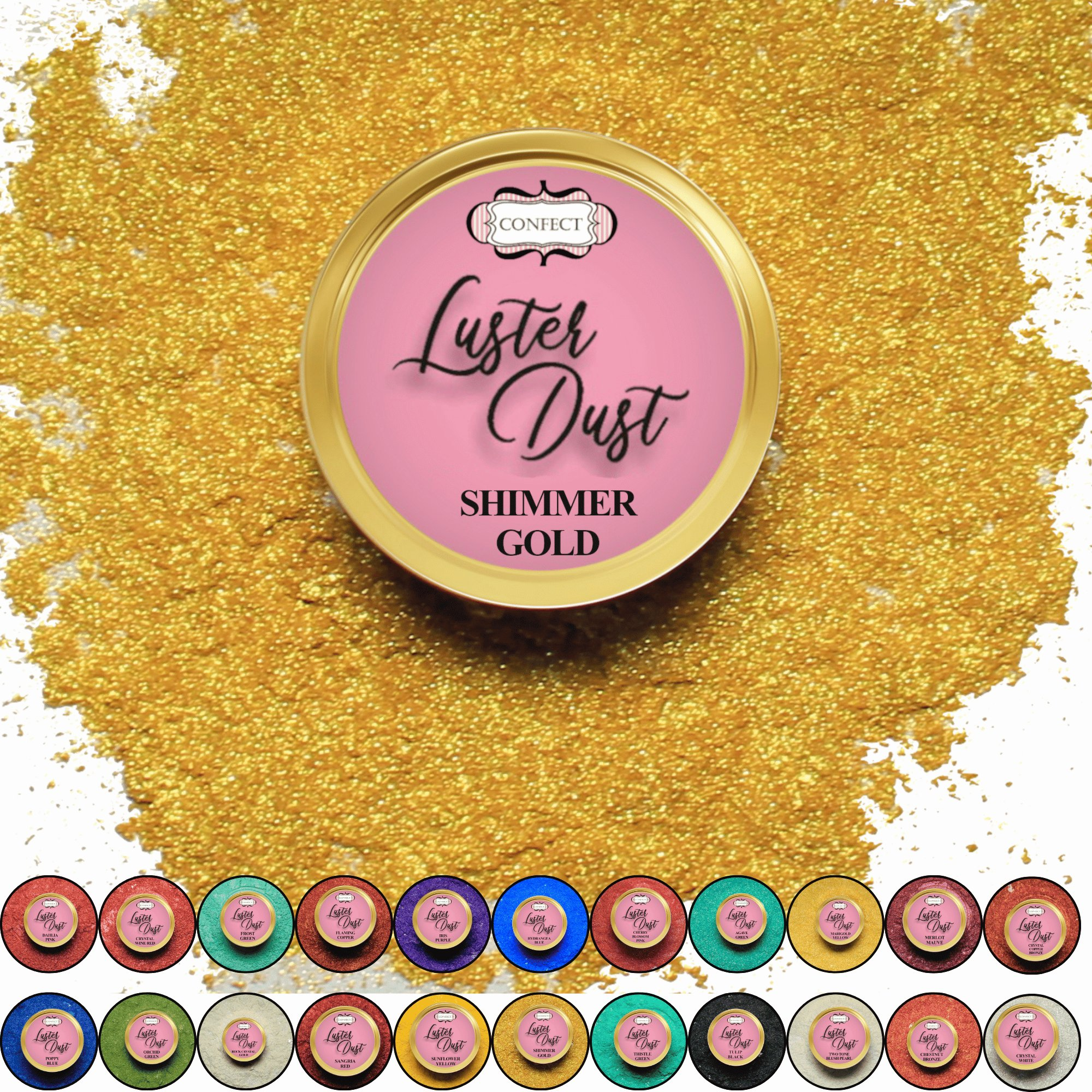 confect shimmer gold luster dust br b 5 g b