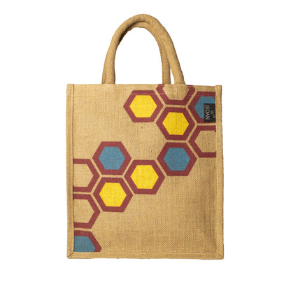 MiDazzle Shopping Bag (Honey Comb Multicolour) JdJSB1102 - Distacart