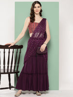 Thumbnail for Ahalyaa Printed Ethnic Co-Ords with Draped Dupatta - Distacart