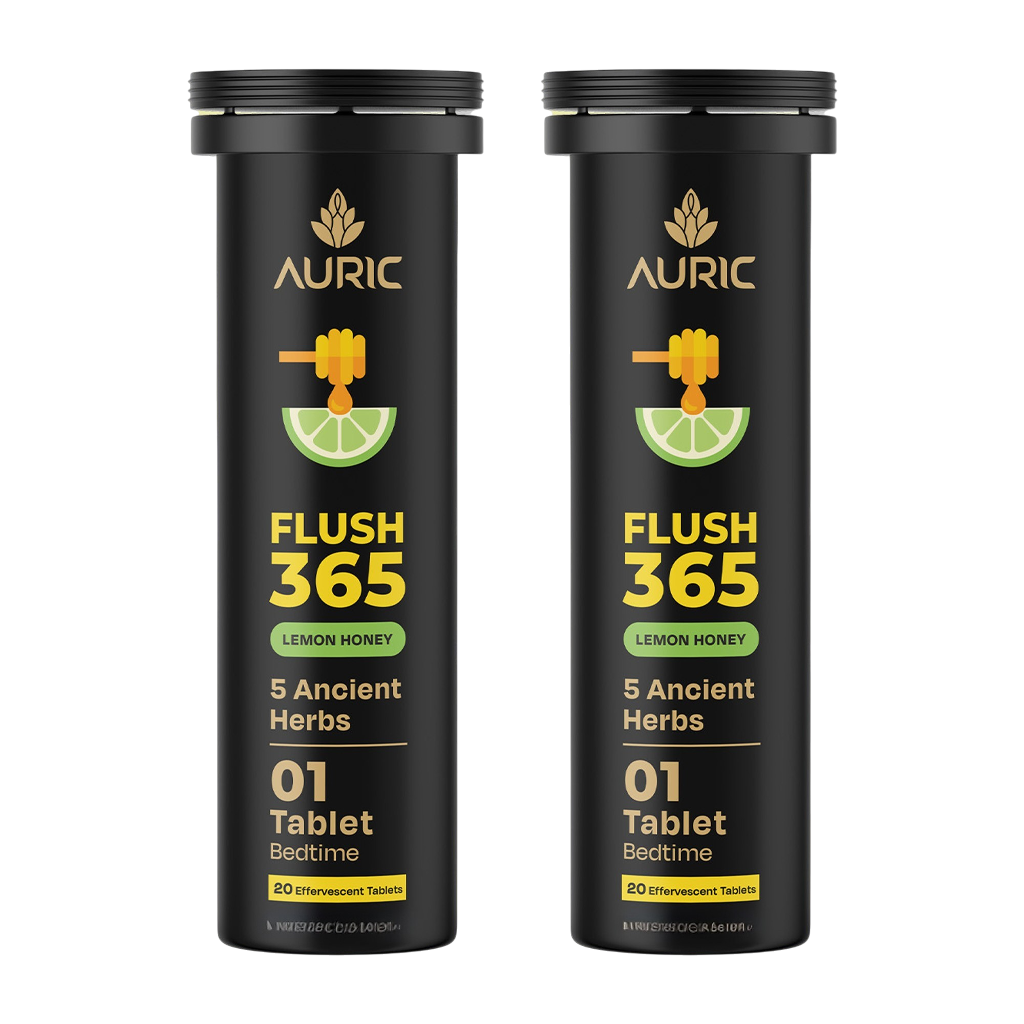Auric Flush365 Tablets | Honey Lemon Flavour - Dista
