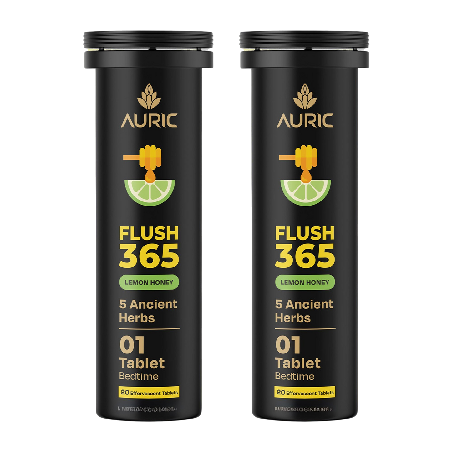 Auric Flush365 Tablets | Honey Lemon Flavour - Dista