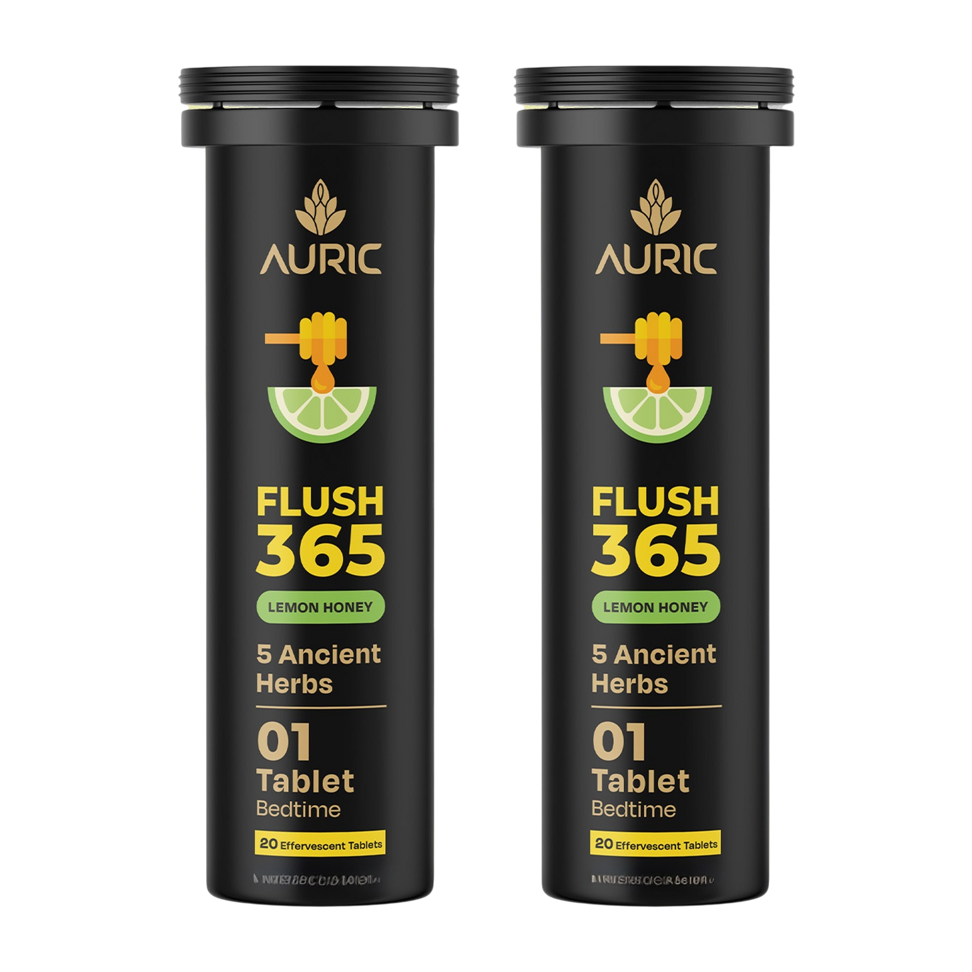 Auric Flush365 Tablets | Honey Lemon Flavour - Dista
