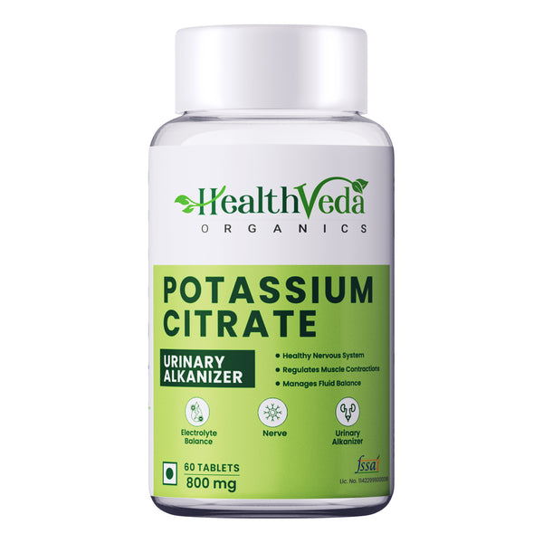 Health Veda Organics Potassium Citrate Tablets - Distacart