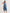 trueBrowns Light Blue Sleeveless Flared Kurta Pant Set - Distacart