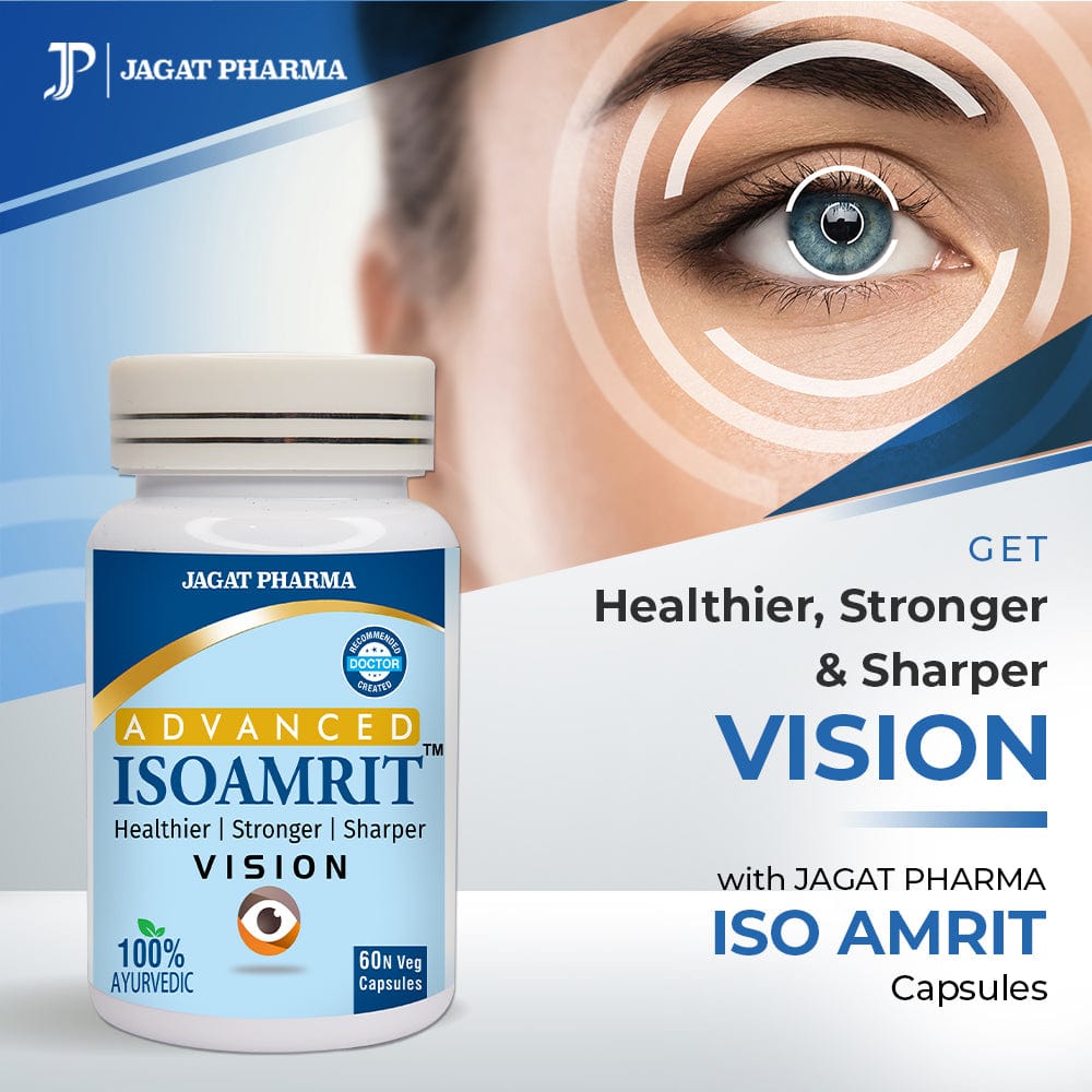 Jagat Pharma ISOAMRIT Eye Care Capsules For Dry Eyes - Distacart