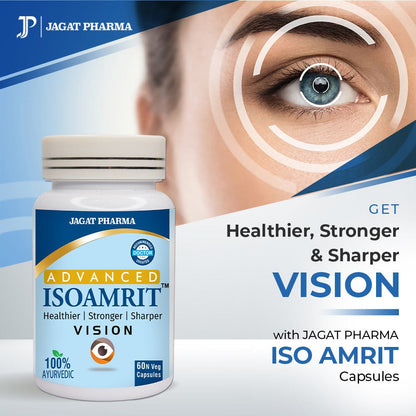Jagat Pharma ISOAMRIT Eye Care Capsules For Dry Eyes - Distacart