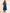 trueBrowns Blue Cotton Dobby Flared Kurta Pant Set - Distacart
