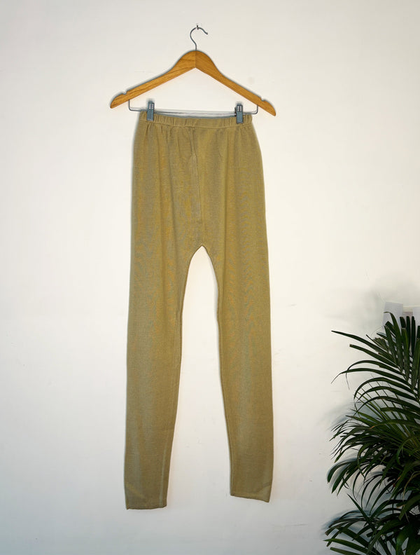 trueBrowns Beige Wollen Legging