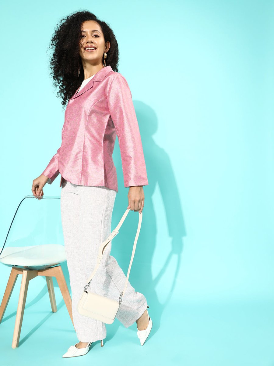 Ahalyaa Women Printed Blazer - Distacart