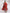 trueBrowns Red Cotton Print Flared Kurta Set