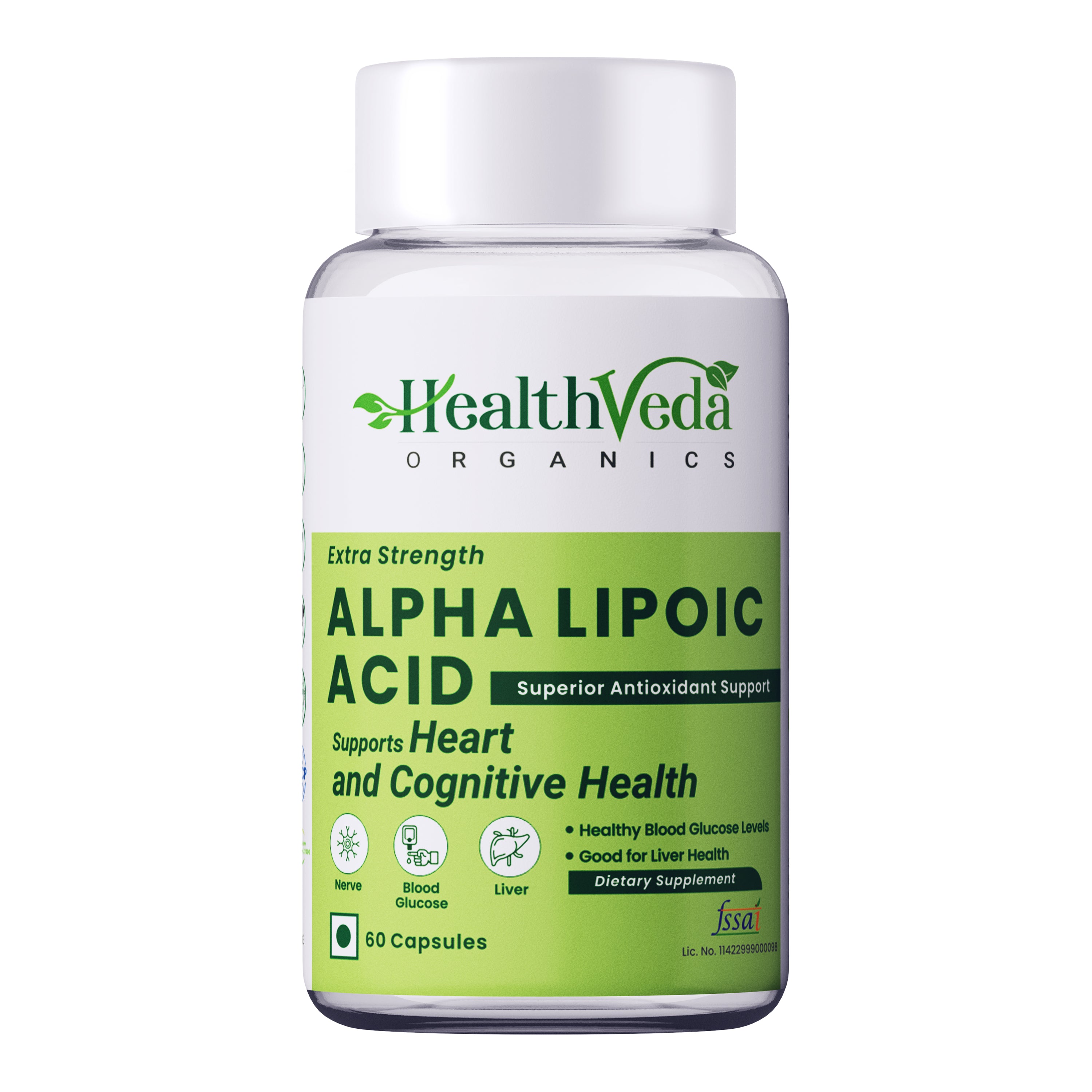 Health Veda Organics Alpha Lipoic Acid Capsules - Distacart