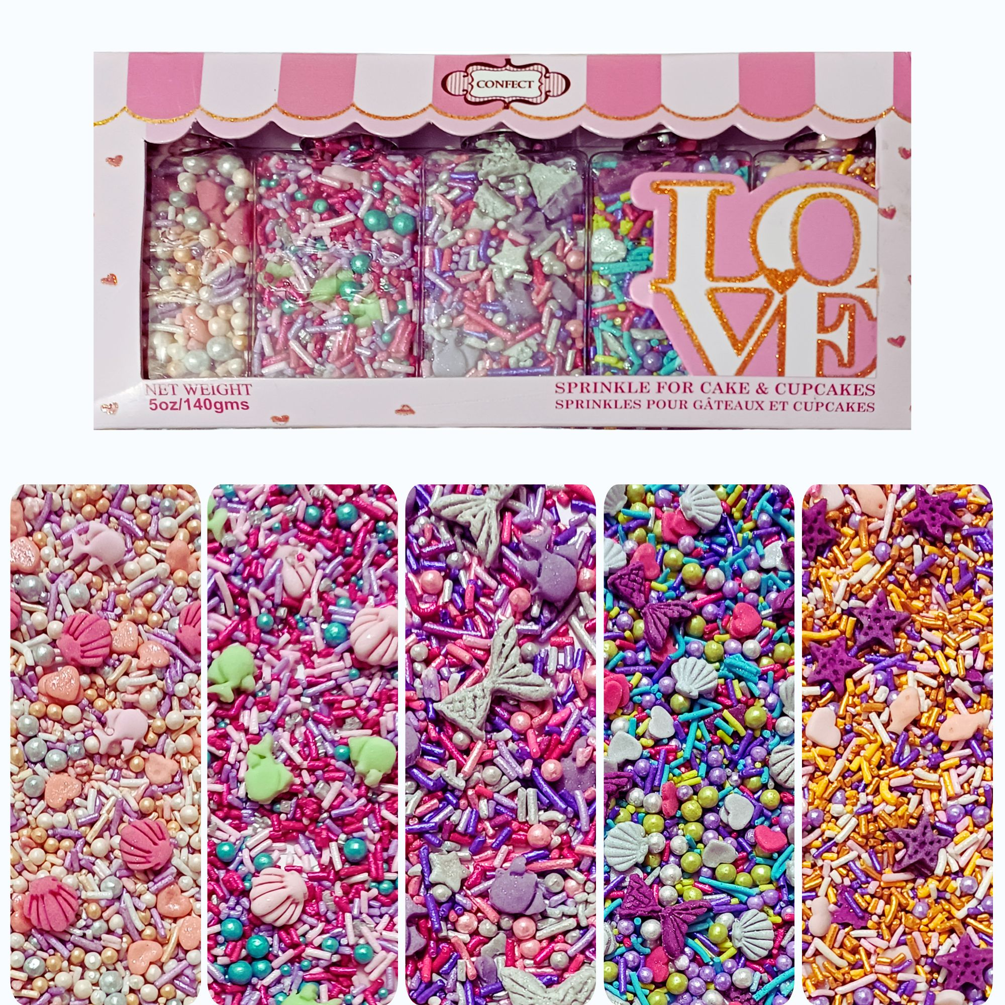 under the sea sprinkles for decorations 03 100 g