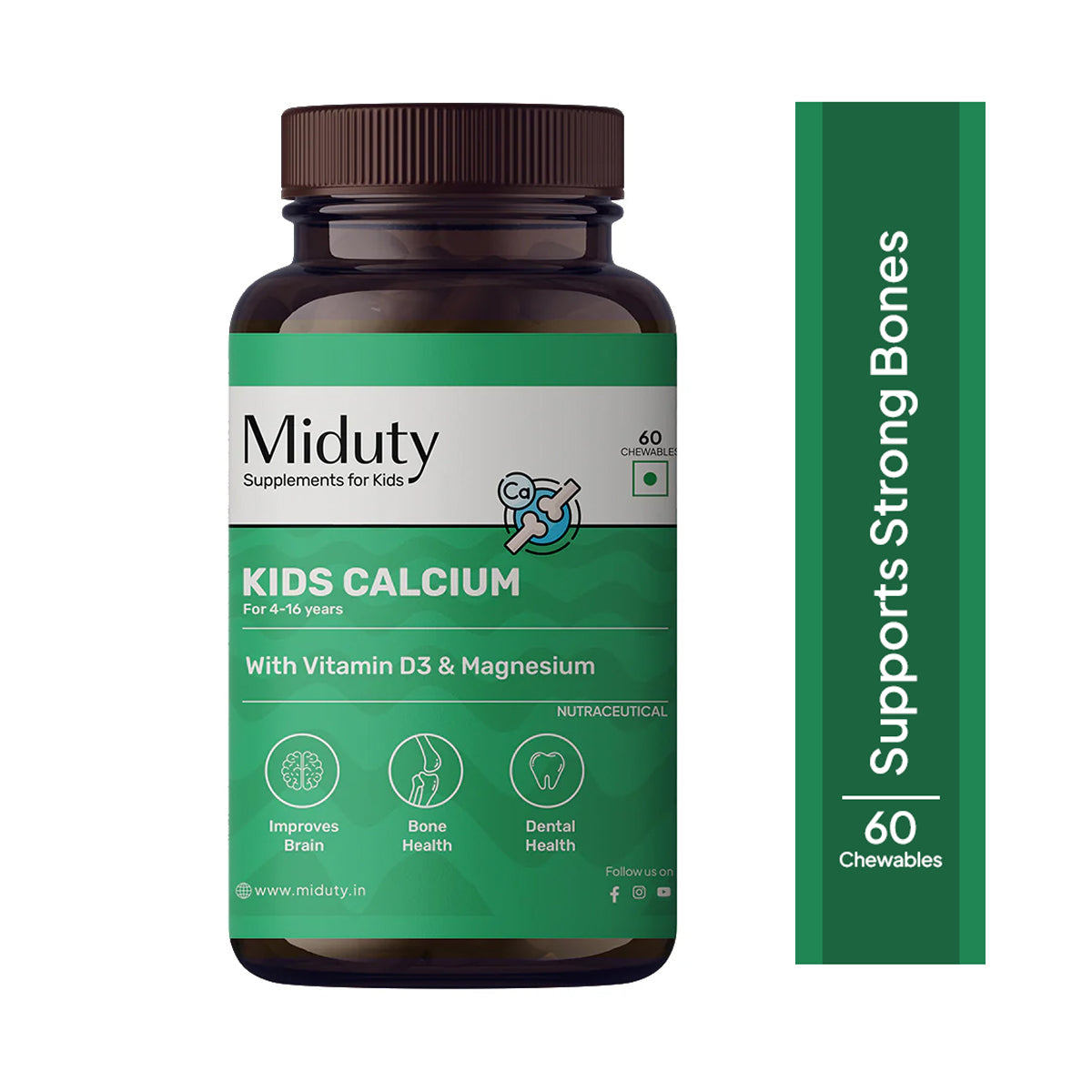 Miduty by Palak Notes Kids Calcium Chewables - Distacart