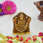 Thumbnail for Estele Gold-Polished Lord Tirupati Balaji Idol Showpiece for Pooja Mandir/ Home Decorative