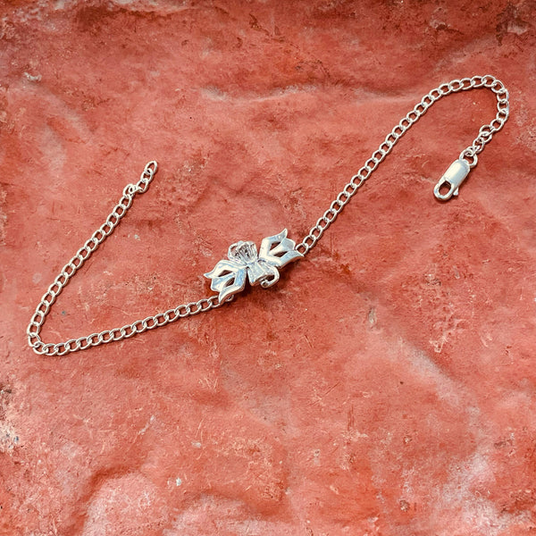 trueBrowns 925 Sterling Silver Lord Shiva Trishul Silver Chain Rakhi - Distacart