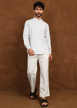 Thumbnail for Fabmade Drift Pinstripe Linen Co-Ord Set - Distacart