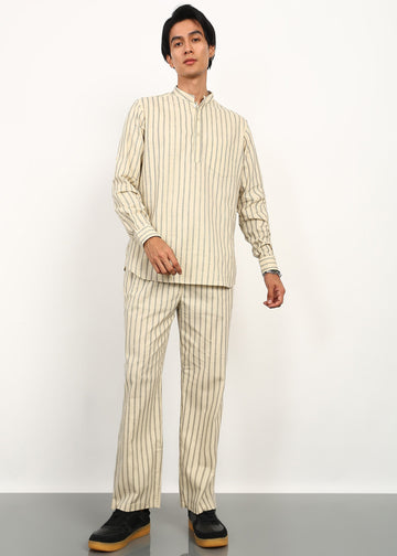 Fabmade Sandline Stripe Linen Set - Distacart