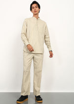 Thumbnail for Fabmade Sandline Stripe Linen Set - Distacart