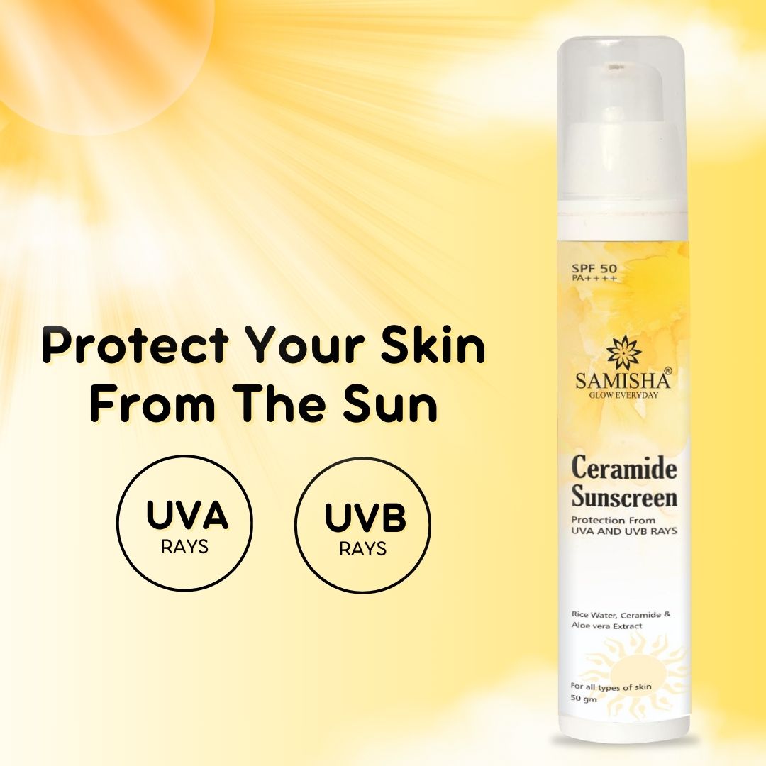 Samisha Ceramide & Hyaluronic Acid  Sunscreen Spf 50 Pa++++ - Distacart
