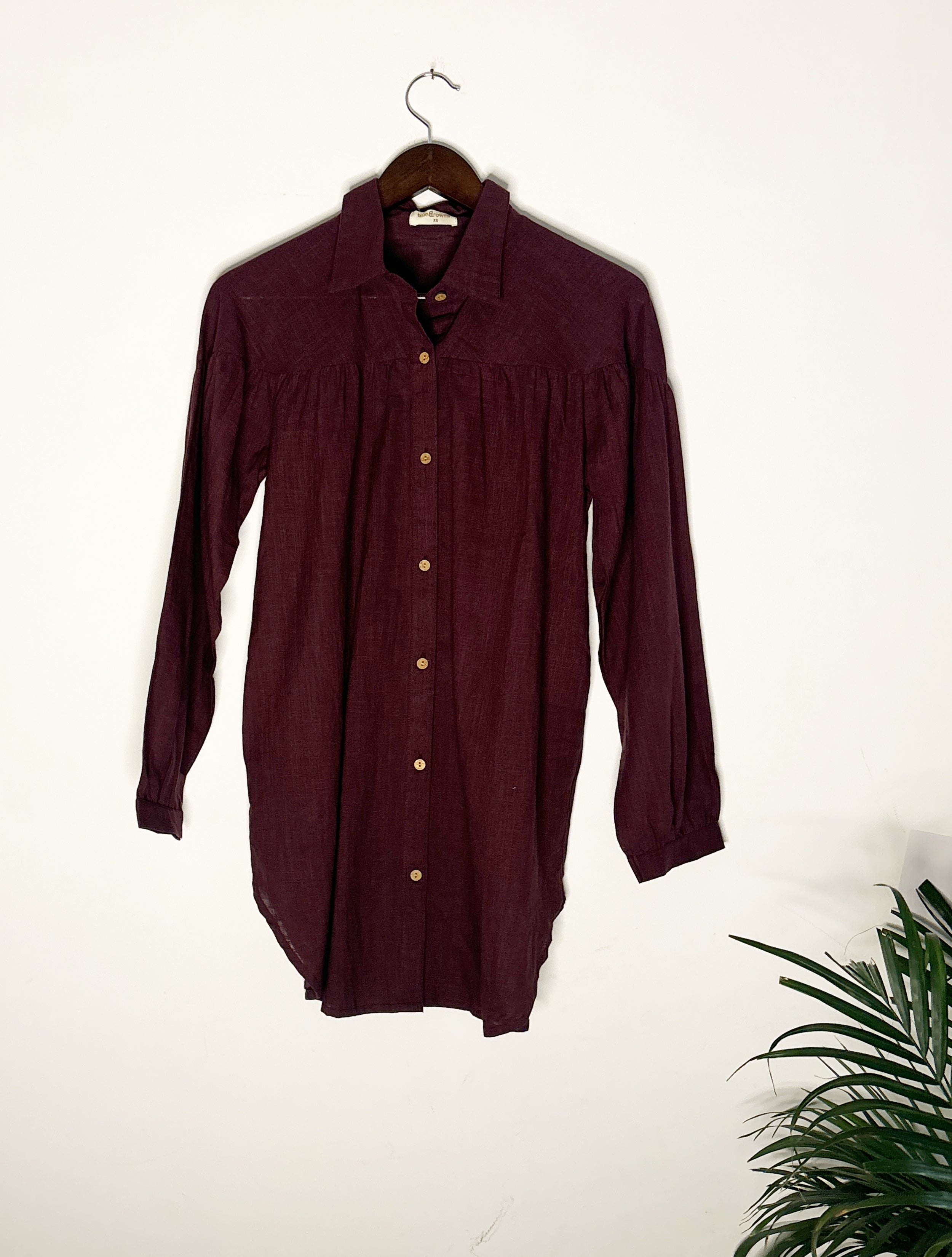 trueBrowns Wine Slub Top - Distacart