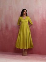 Thumbnail for trueBrowns Modal Lime Green Dress - Distacart