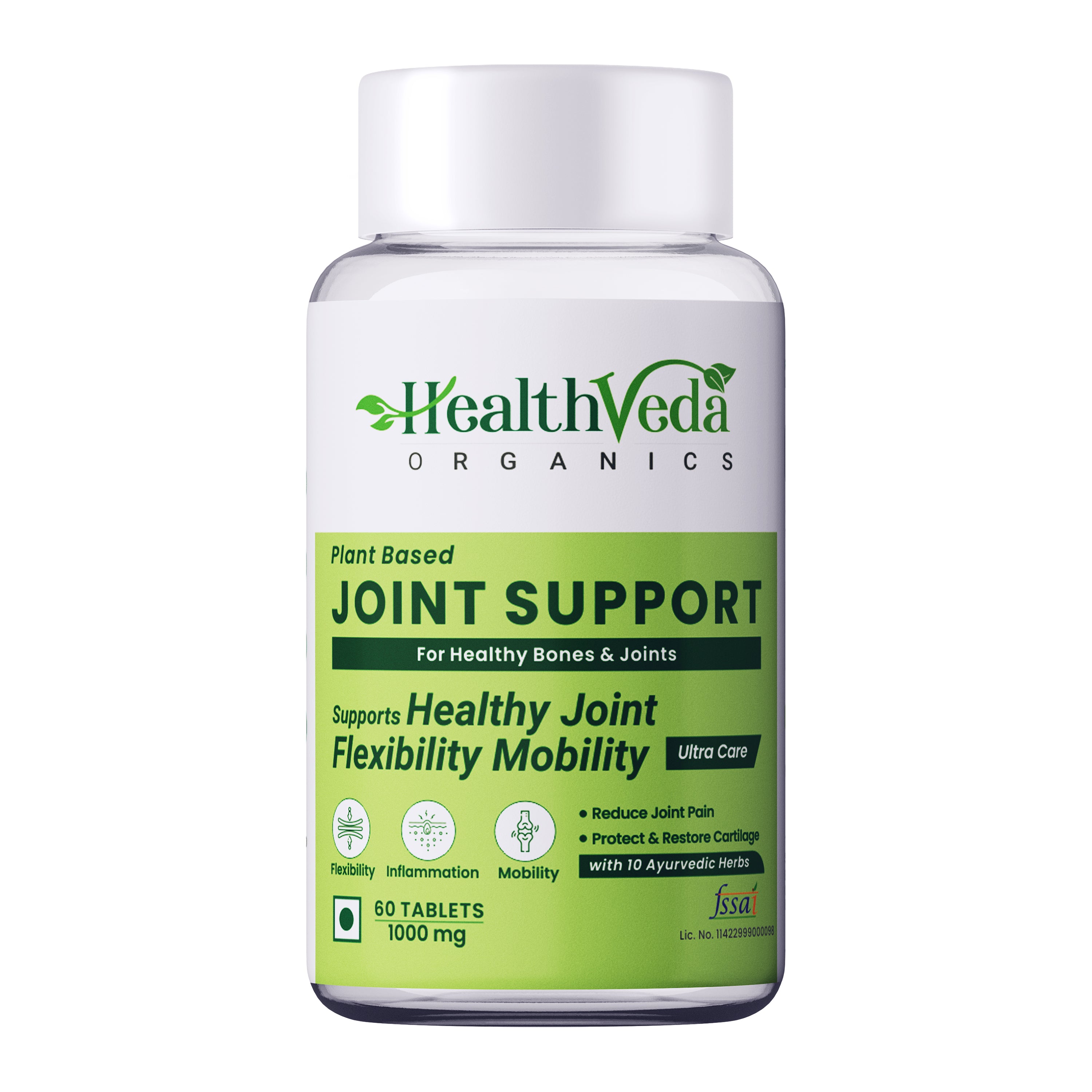 Health Veda Organics Plant Based Joint Support Tablets - Distacart