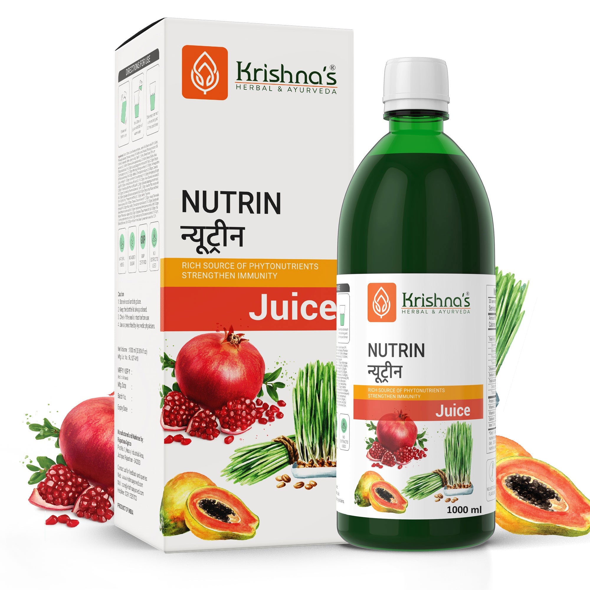 Krishna'S Herbal & Ayurveda Nutrin Juice - Distacart